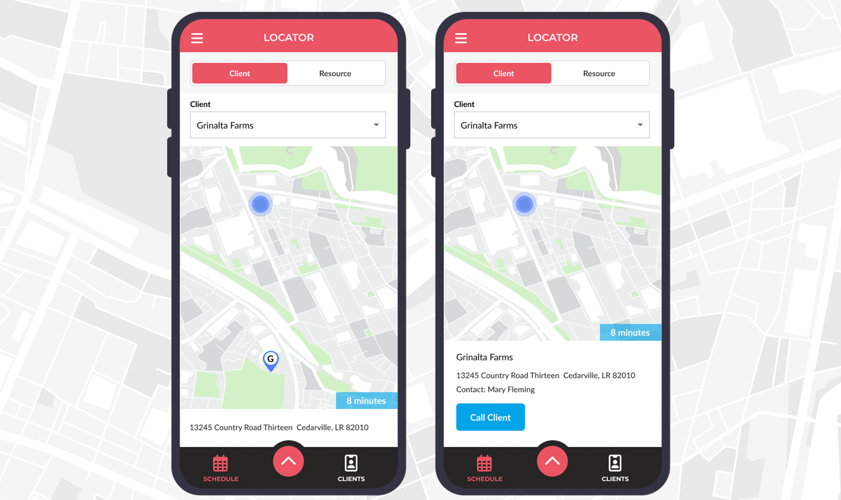 In-App Route Mapping